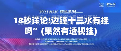 18秒详论!边锋十三水有挂吗”(果然有透视挂)