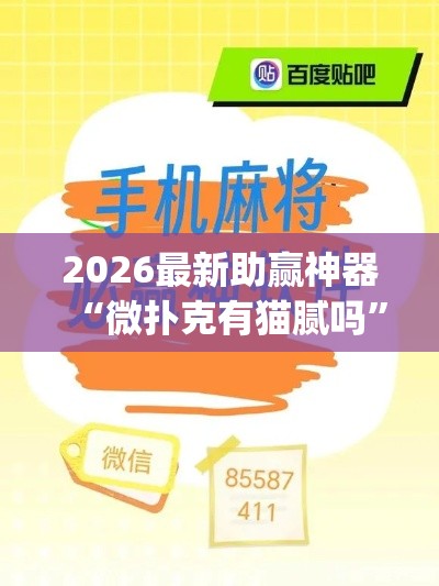 2026最新助赢神器“微扑克有猫腻吗”(太坑了果然有挂)