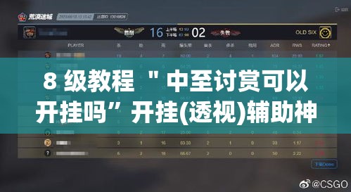 8 级教程 ＂中至讨赏可以开挂吗”开挂(透视)辅助神器