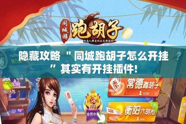 隐藏攻略 ＂同城跑胡子怎么开挂”其实有开挂插件!