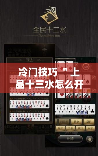 冷门技巧 ＂上品十三水怎么开挂”附透视挂详细教程