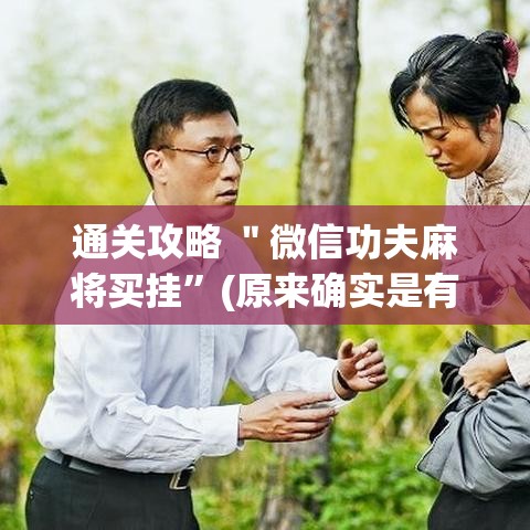 通关攻略 ＂微信功夫麻将买挂	”(原来确实是有插件)