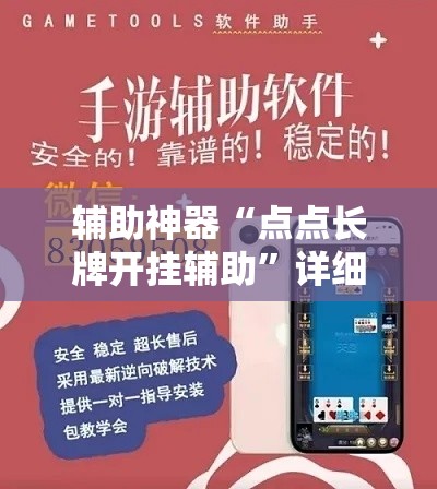 辅助神器“点点长牌开挂辅助”详细外挂透视辅助软件教程