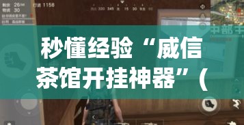 秒懂经验“威信茶馆开挂神器”(果然有透视挂)
