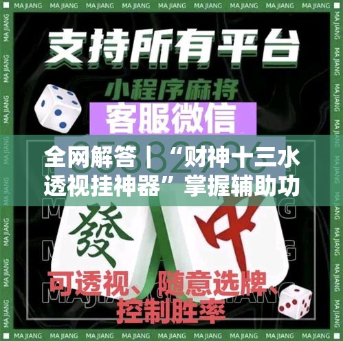 全网解答｜“财神十三水透视挂神器	”掌握辅助功能必胜规则