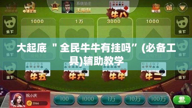 大起底 ＂全民牛牛有挂吗”(必备工具)辅助教学