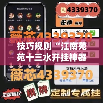 技巧规则“江南苑苑十三水开挂神器(透视)”开挂(透视)辅助教程