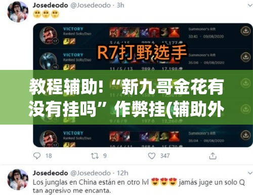 教程辅助!“新九哥金花有没有挂吗”作弊挂(辅助外挂+教程)
