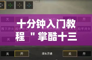 十分钟入门教程 ＂掌酷十三张开挂技术辅助”(透视)开挂详细教程
