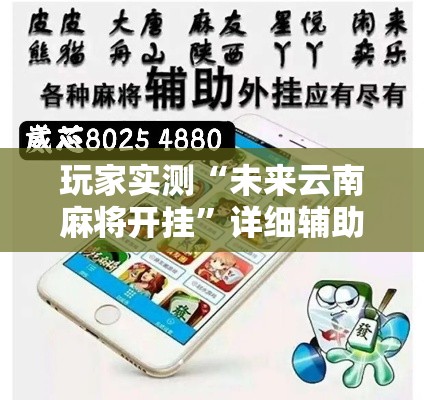 玩家实测“未来云南麻将开挂”详细辅助透视