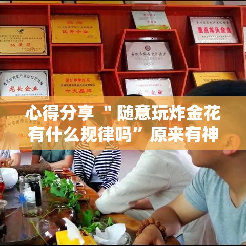 心得分享 ＂随意玩炸金花有什么规律吗”原来有神器下载！