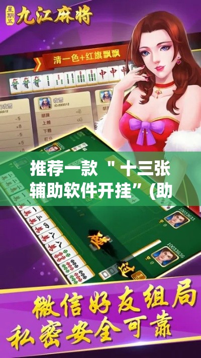 推荐一款 ＂十三张辅助软件开挂”(助赢详细开挂教程)