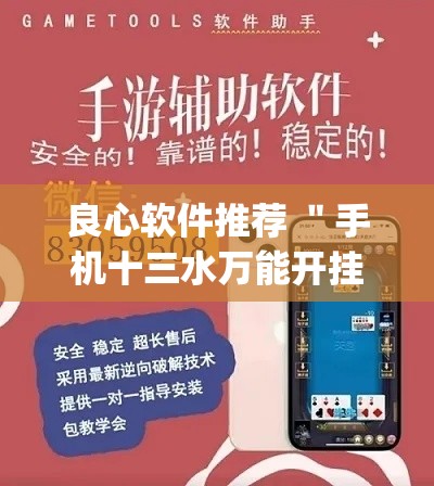 良心软件推荐 ＂手机十三水万能开挂器通用版”开挂(透视)辅助教程