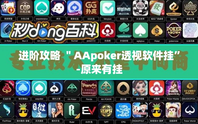 进阶攻略 ＂AApoker透视软件挂”-原来有挂