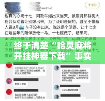 终于清楚“哈灵麻将开挂神器下载”事实上确实有挂