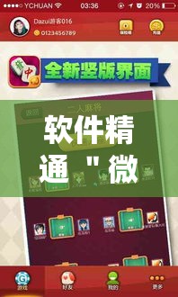 软件精通 ＂微乐免费房间打麻将怎么开挂？_游戏_玩家_工具