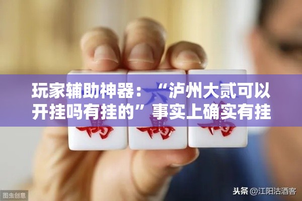 玩家辅助神器：“泸州大贰可以开挂吗有挂的	”事实上确实有挂