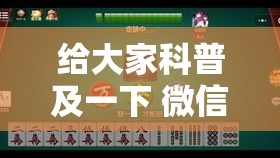 给大家科普及一下 微信小程序微乐麻将有规律吗”实测确实有挂
