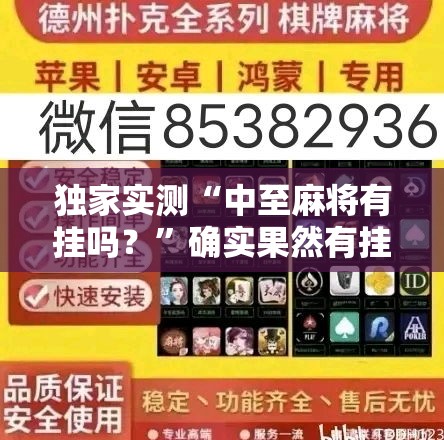 独家实测“中至麻将有挂吗？	”确实果然有挂