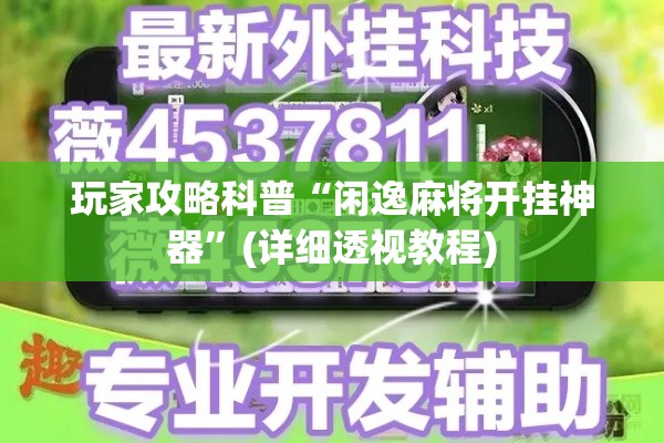 玩家攻略科普“闲逸麻将开挂神器	”(详细透视教程)