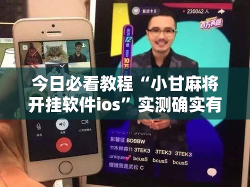 今日必看教程“小甘麻将开挂软件ios	”实测确实有挂
