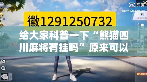 给大家科普一下“熊猫四川麻将有挂吗”原来可以开挂