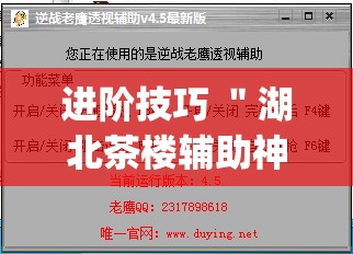 进阶技巧 ＂湖北茶楼辅助神器	”(透视挂)辅助透视教程