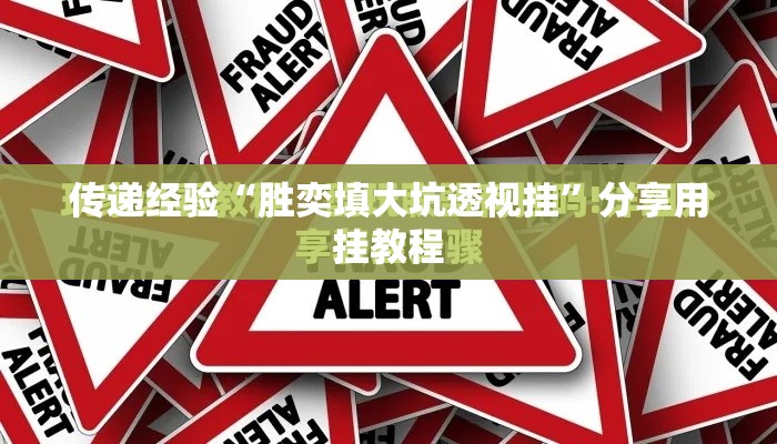 传递经验“胜奕填大坑透视挂	”分享用挂教程