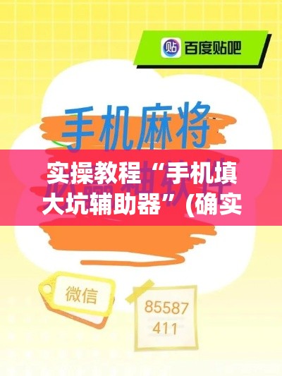 实操教程“手机填大坑辅助器”(确实真的有挂)