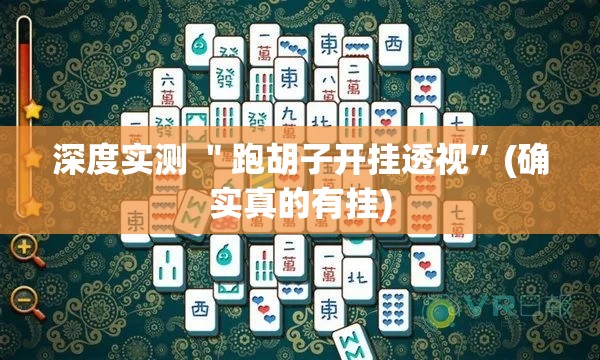 深度实测 ＂跑胡子开挂透视”(确实真的有挂)