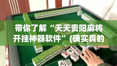 带你了解“天天贵阳麻将开挂神器软件	”(确实真的有挂)