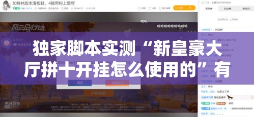 独家脚本实测“新皇豪大厅拼十开挂怎么使用的	”有挂详细开挂教程