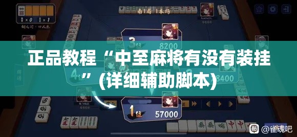 正品教程“中至麻将有没有装挂”(详细辅助脚本)