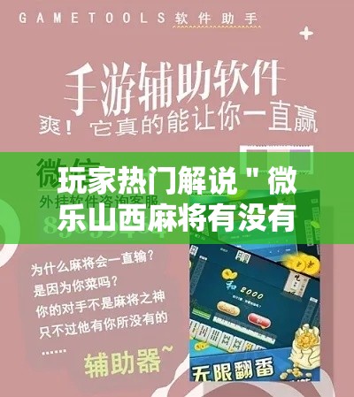 玩家热门解说＂微乐山西麻将有没有挂百度知道	”详细外挂辅助详细教程