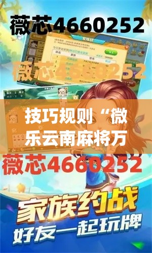 技巧规则“微乐云南麻将万能开挂器”(原来确实是有插件)