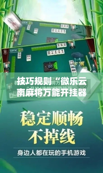 技巧规则“微乐云南麻将万能开挂器”(原来确实是有插件)