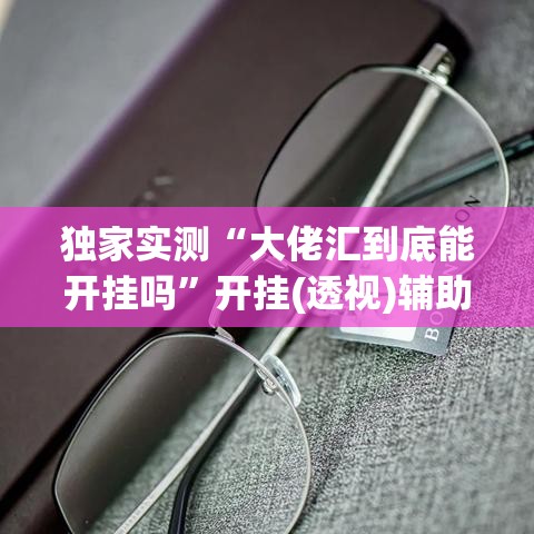 独家实测“大佬汇到底能开挂吗”开挂(透视)辅助