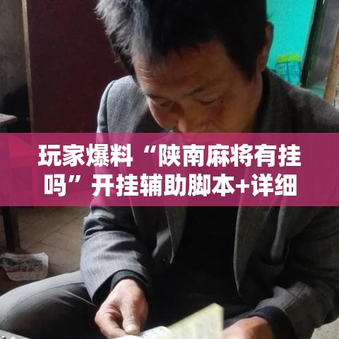 玩家爆料“陕南麻将有挂吗”开挂辅助脚本+详细开挂