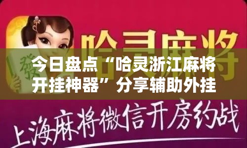 今日盘点“哈灵浙江麻将开挂神器”分享辅助外挂教程