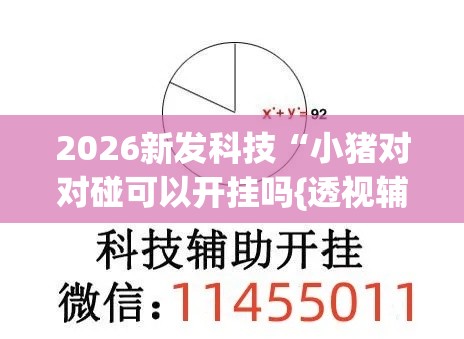 2026新发科技“小猪对对碰可以开挂吗{透视辅助}全揭秘