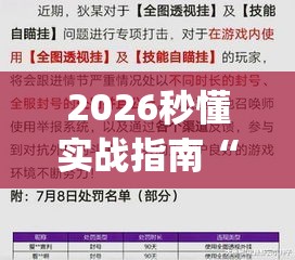 2026秒懂实战指南“边锋老友二打一有没有挂”(透视曝光猫腻)