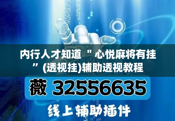 内行人才知道 ＂心悦麻将有挂”(透视挂)辅助透视教程