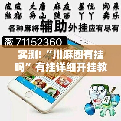实测!“川麻圈有挂吗”有挂详细开挂教程