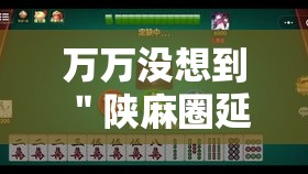 万万没想到 ＂陕麻圈延安麻将有挂么”开挂安装教程