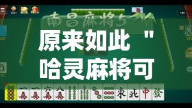 原来如此 ＂哈灵麻将可以开挂吗？”真的有挂