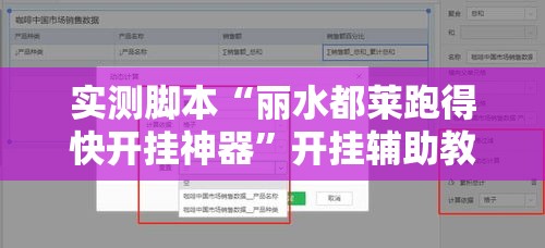 实测脚本“丽水都莱跑得快开挂神器”开挂辅助教程