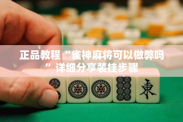 正品教程“雀神麻将可以做弊吗”详细分享装挂步骤
