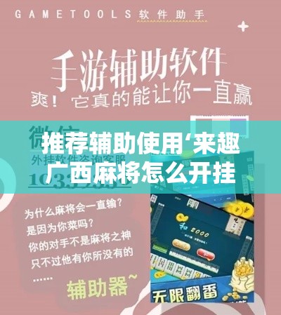 推荐辅助使用‘来趣广西麻将怎么开挂”真可以装挂