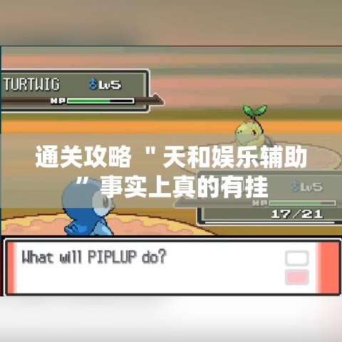 通关攻略 ＂天和娱乐辅助”事实上真的有挂