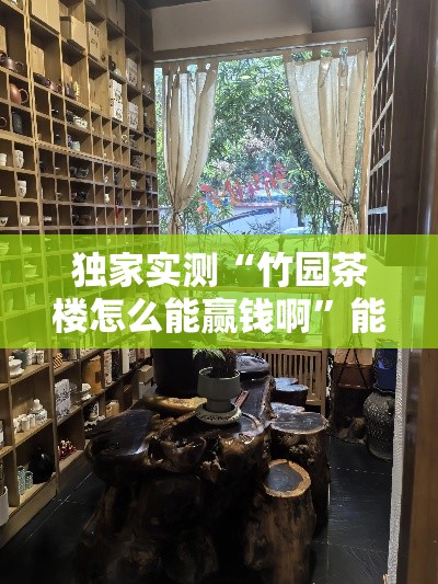 独家实测“竹园茶楼怎么能赢钱啊”能不能开挂!